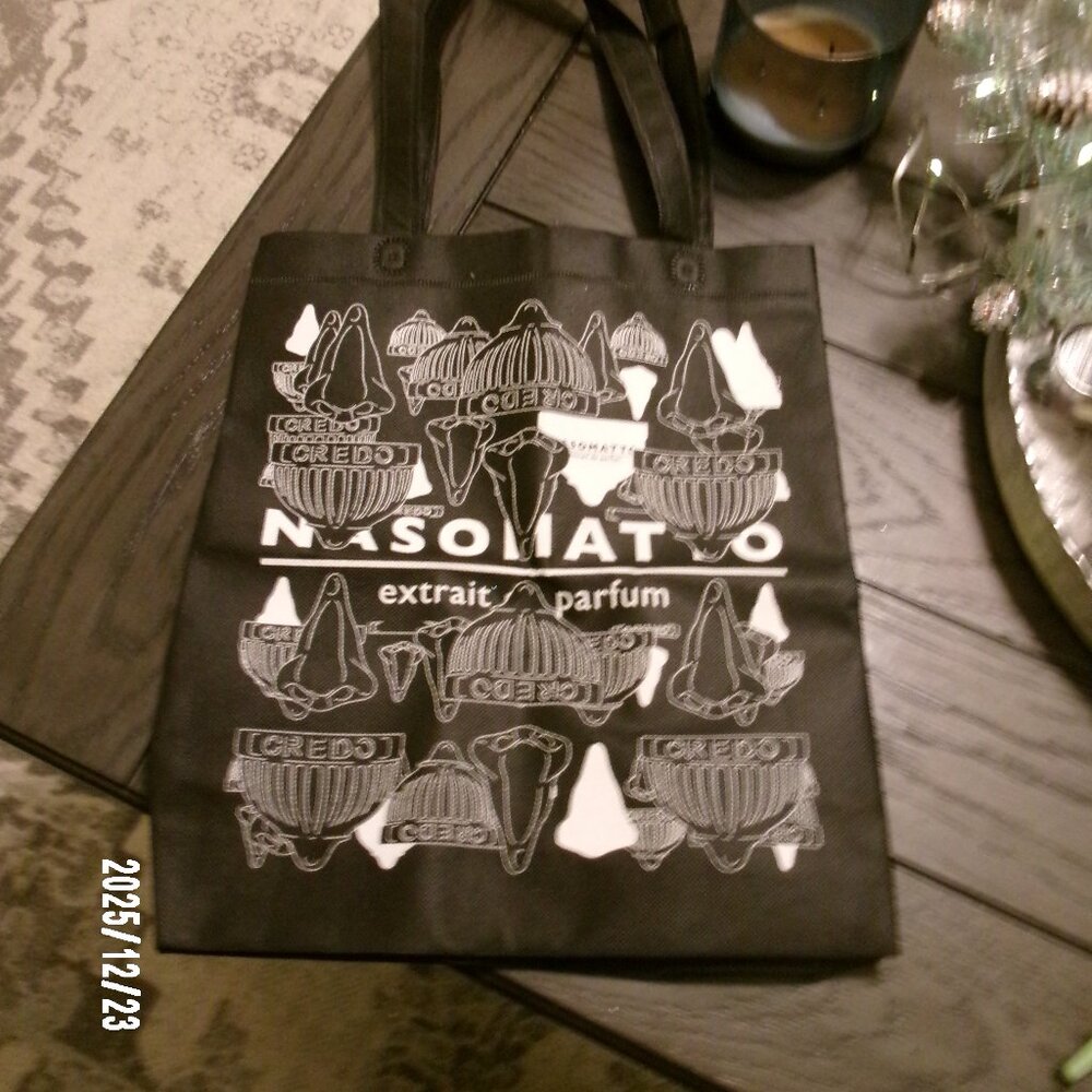 CREDO EXTRAIT Parfum Black NOSE FABRIC Tote Bag  Shopping NASOMATTO LTD ED